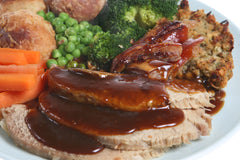 NC80 Roast Pork & Gravy, Roast Potato, Roast Pumpkin & Peas (Main)
